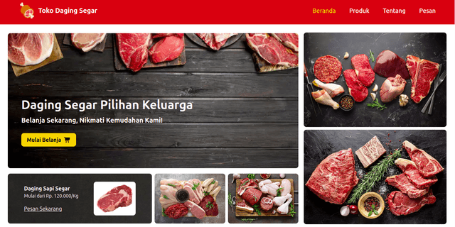 E-commerce Meat Store
